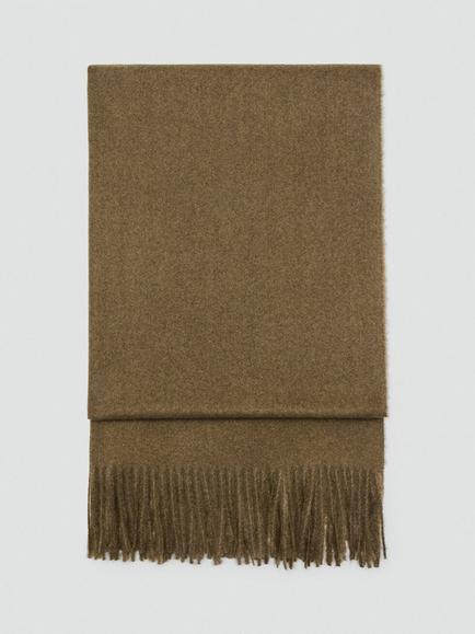 Mango Heavyweight Scarf, Khaki, Khaki
