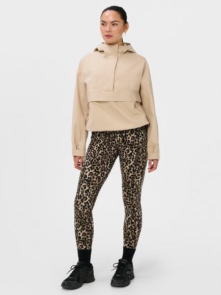Sweaty Betty Animal Print Power 7/8 Piping Workout Leggings, Brown - view 2, Brown