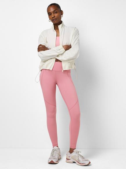 Sweaty Betty Power Gym Leggings, Dark Deco Pink - view 2, Dark Deco Pink