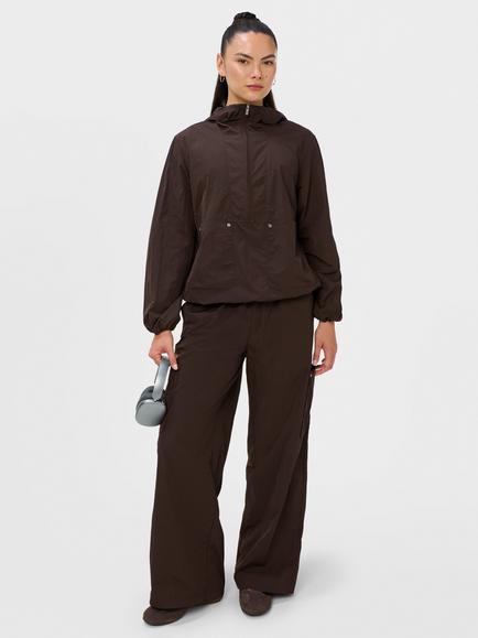 Sweaty Betty Lightweight Hooded Windbreaker Jacket, Espresso Brown - view 2, Espresso Brown