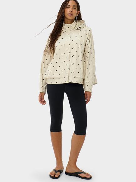 Sweaty Betty Motion Waterproof Cropped Parka Jacket, Cream - view 2, Cream