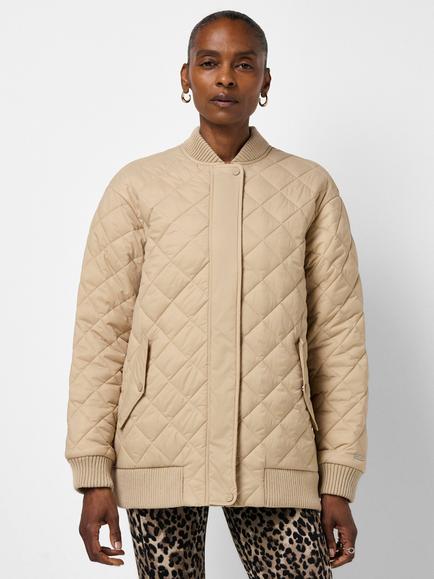 Sweaty Betty HeatProtect On The Move Quilted Jacket, Almond Beige, Almond Beige