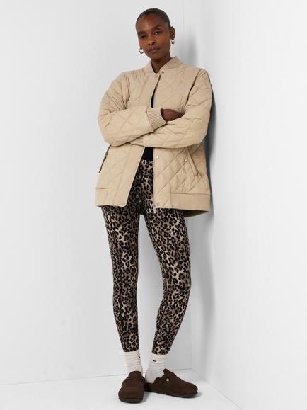 Sweaty Betty HeatProtect On The Move Quilted Jacket, Almond Beige - view 2, Almond Beige