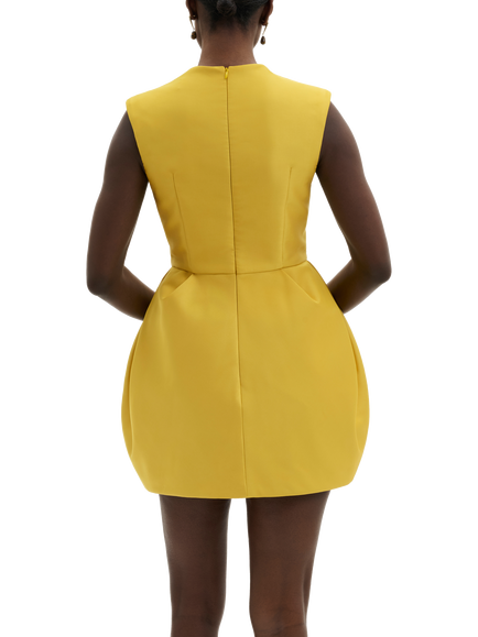 Malina Debra Fit and Flare Mini Dress, Mango - view 2, Mango