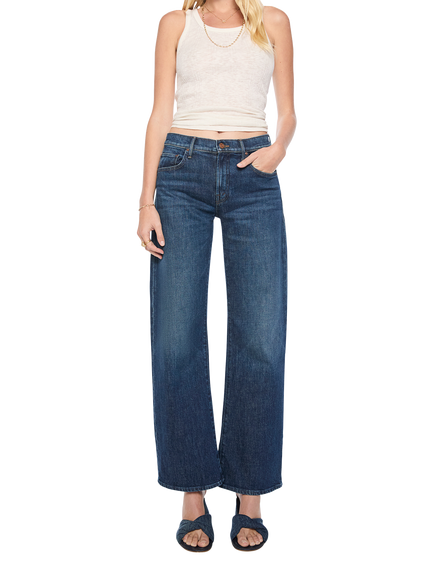 MOTHER Lasso Wide Leg Barrel Jeans, Blue, Belongs Museum