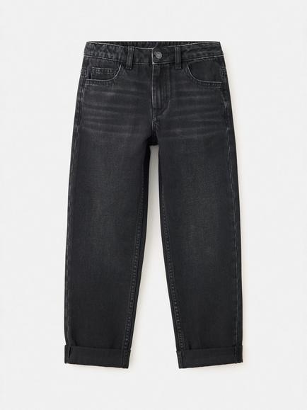 Mango Kids' Tejano Regular Jeans, Black, Black