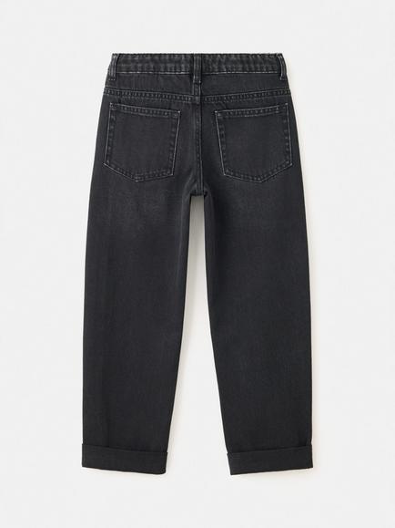 Mango Kids' Tejano Regular Jeans, Black - view 2, Black