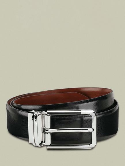 Charles Tyrwhitt Leather Belt, Black, Black