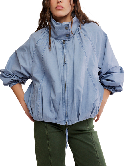 Free People Chelsea Jacket, Blue