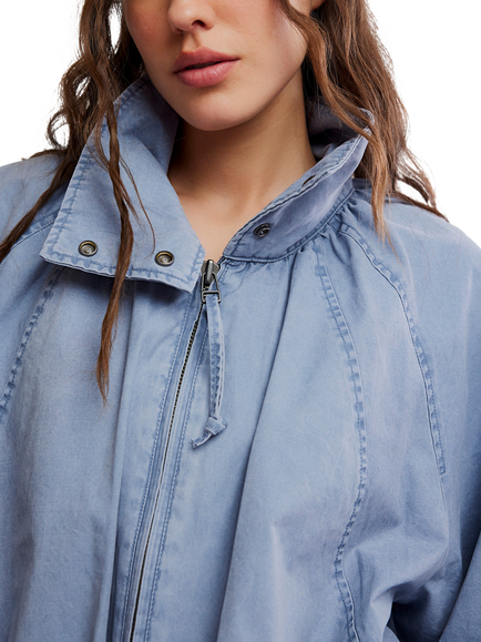 Free People Chelsea Jacket - view 2, Blue