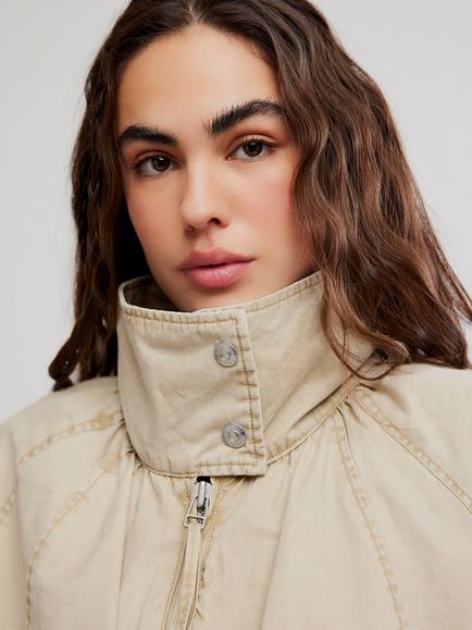 Free People Chelsea Jacket - view 2, Oatmeal