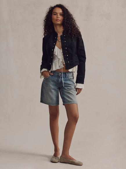 Free People Cloud Nine Corduroy Blazer, Black - view 2, Black