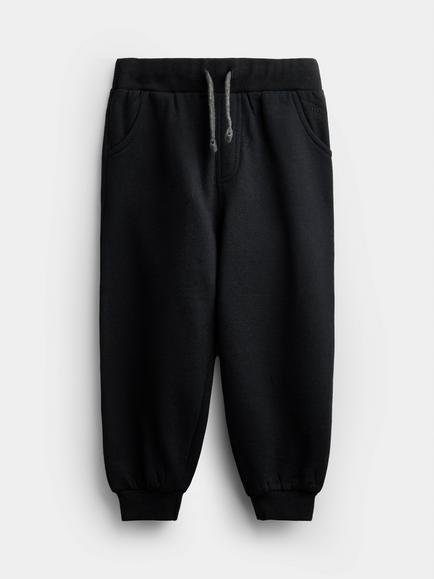 JoJo Maman Bébé Kids' Joggers, Pack of 2, Charcoal/Black - view 2, Charcoal/Black