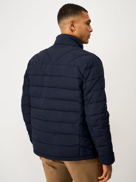Crew Clothing Bramham Padded Jacket, Navy Blue - view 2, Navy Blue