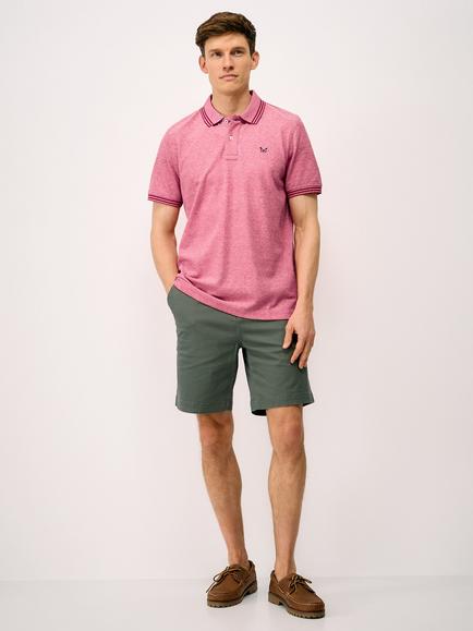 Crew Clothing Oxford Cotton Piqué Polo Shirt, Red, Red