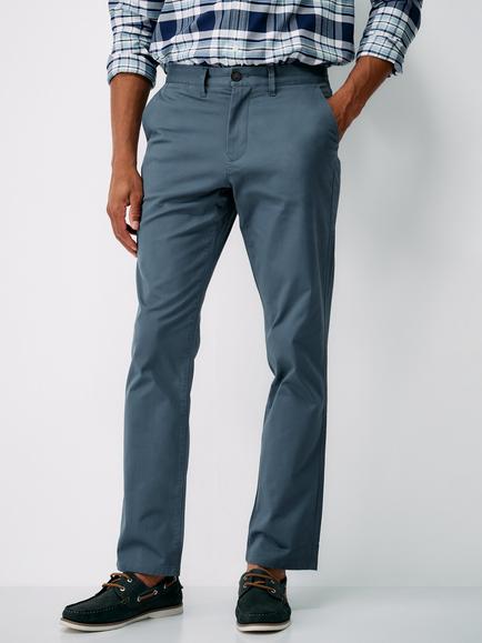 Crew Clothing Slim Fit Chinos, Duck Egg Blue, Duck Egg Blue