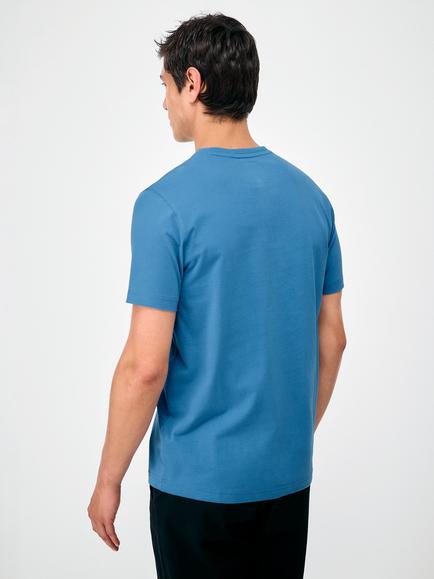 Crew Clothing Crew Neck Classic T-Shirt, Ocean Blue - view 2, Ocean Blue