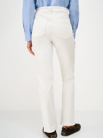 Crew Clothing Straight Leg Jeans, White - view 2, White