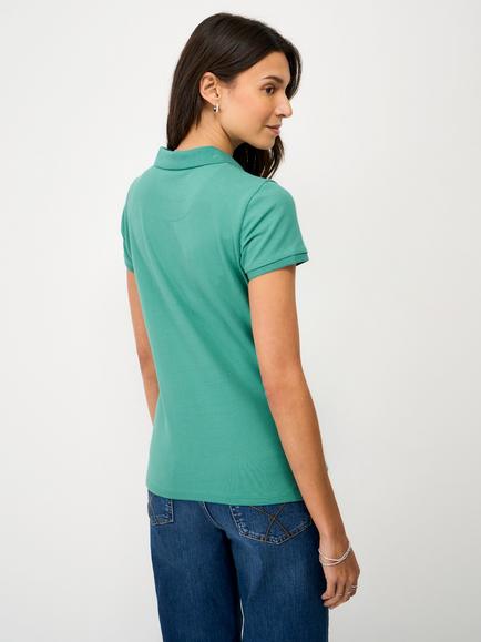 Crew Clothing Classic Polo Shirt, Emerald Green - view 2, Emerald Green