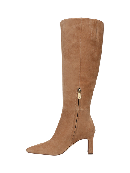 Sam Edelman Sylvia Leather Knee High Boots, Cyprus Tan - view 2, Cyprus Tan