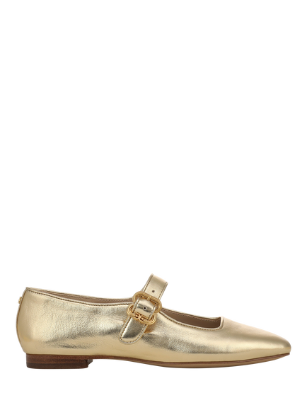 Sam Edelman Michaela Mary Jane Flats, Amber Gold, Amber Gold