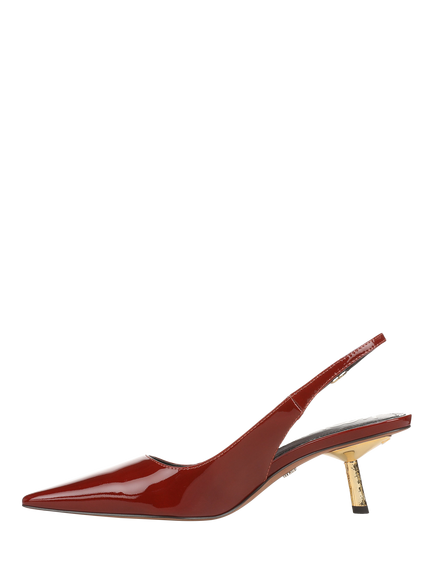 Sam Edelman Bianka Gilded Slingback Pumps, Brandy Brown - view 2, Brandy Brown