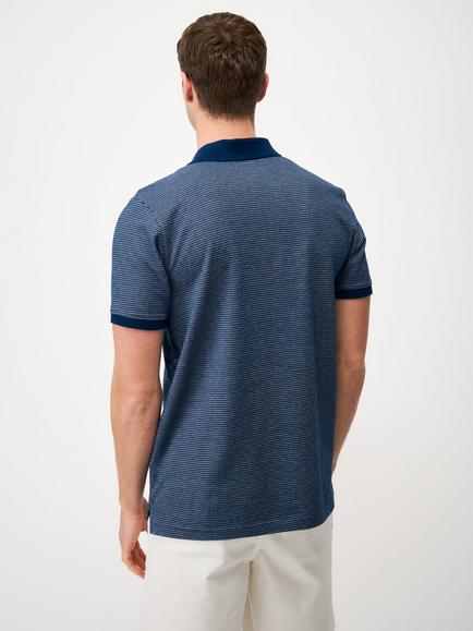 Crew Clothing Eatesbrook Cotton Polo Shirt, Bright Blue - view 2, Bright Blue