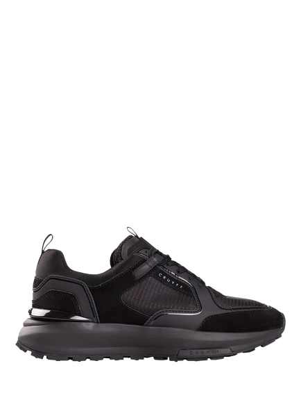 Cruyff Rayado Lace Up Trainers, Black, Black