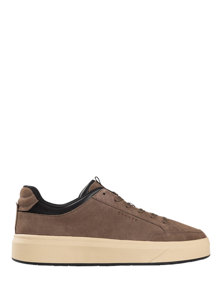 Cruyff Derby Classic Suede Lace Up Trainers, Light Grey
