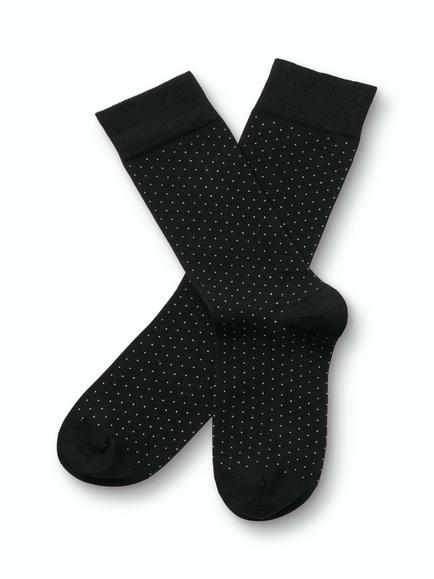 Charles Tyrwhitt Fine Knit Socks, Black, Ack0433kwh