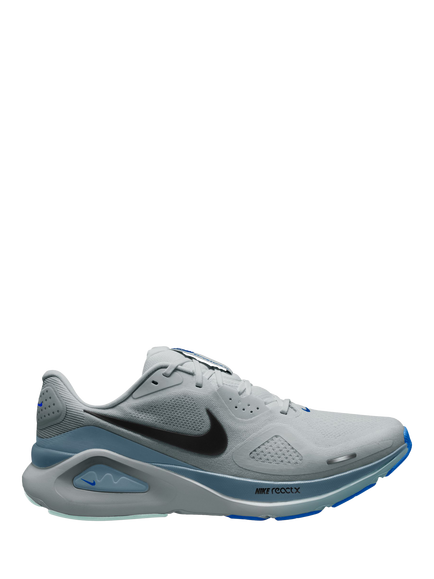 Nike Structure 26 Men's ReactX Running Shoe, Grey Mist/Black-smok, Grey Mist/Black-smok