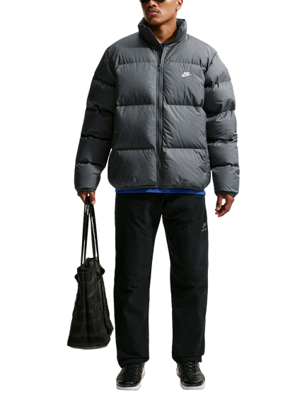 Nike TF Club Puffer Jacket, Iron Grey/White, Iron Grey/(white)