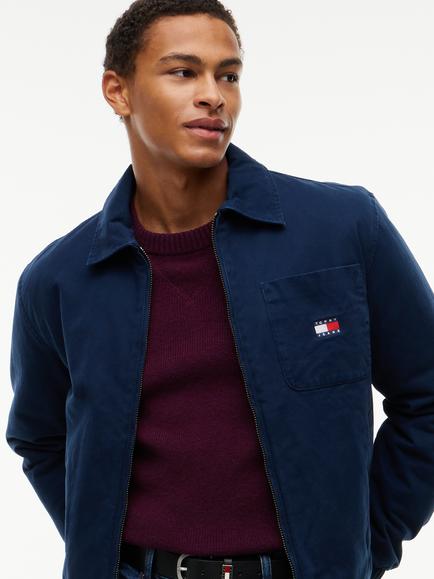 Tommy Jeans Cotton Harrrington Jacket - view 2, Blue