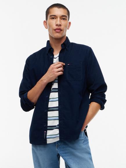 Tommy Hilfiger Button Down Corduroy Shirt, Blue