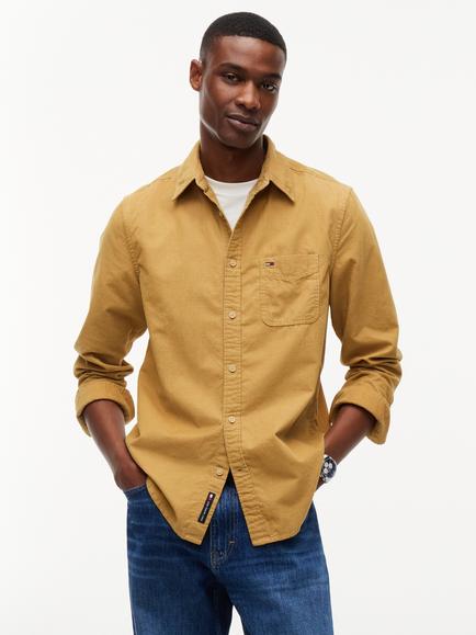 Tommy Hilfiger Button Down Corduroy Shirt, Natural