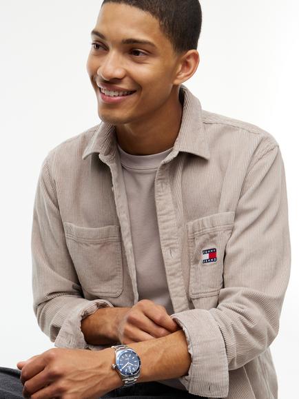 Tommy Jeans Corduroy Shirt - view 2, Beige