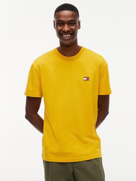 Tommy Hilfiger Tommy Badge Crew Neck T-Shirt, Yellow