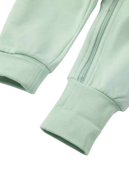 Polarn O. Pyret Baby Sweatshirt Onesie, Green - view 2, Green