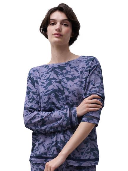 Chantelle Joe Loungewear Long Sleeve T-Shirt, Bloom Mist, Bloom Mist