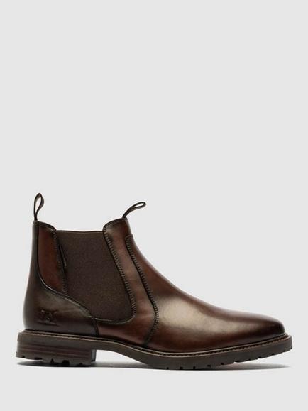 Rodd & Gunn Brooklyn Leather Chelsea Boots, Redwood Chocolate, Redwood Chocolate