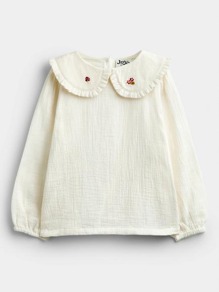 JoJo Maman Bébé Baby Cord Woodland Pinafore Set, Green - view 2, Khaki Green