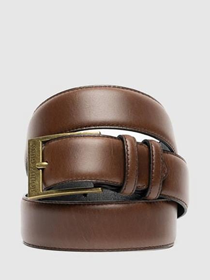 Rodd & Gunn Fiordlands Leather Belt, Chocolate Brown, Chocolate Brown
