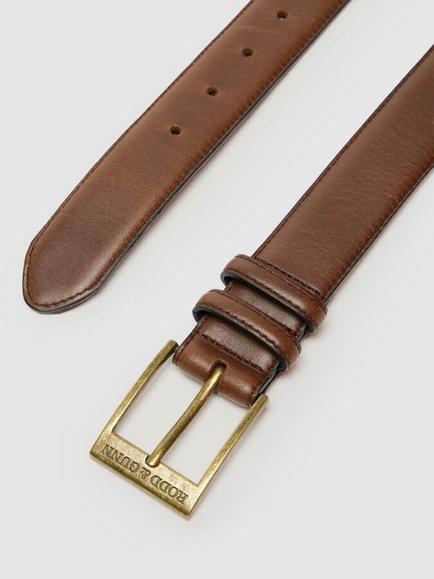 Rodd & Gunn Fiordlands Leather Belt, Chocolate Brown - view 2, Chocolate Brown