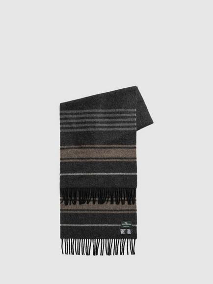 Rodd & Gunn Wanaka Wool Blend Scarf, Carbon, Grey Multi