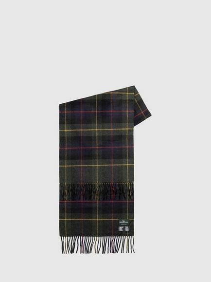 Rodd & Gunn Jackman Wool Cashmere Blend Scarf, Navy Multi, Navy Multi