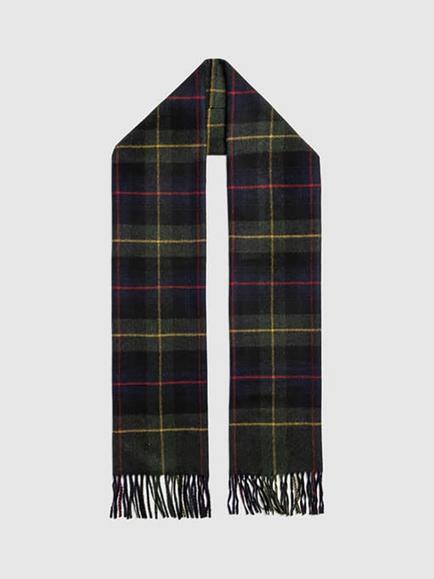 Rodd & Gunn Jackman Wool Cashmere Blend Scarf, Navy Multi - view 2, Navy Multi