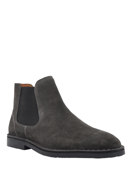 Dune London Cashy Suede Chelsea Boots, Grey - view 2, Grey