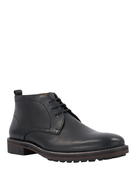 Dune London Charleys Leather Chukka Boots - view 2, Black