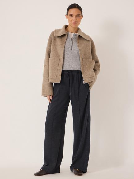 HUSH Harrison Trousers, Charcoal Marl - view 2, Charcoal Marl