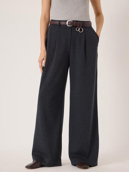HUSH Rina Tailored Trousers, Charcoal Marl, Charcoal Marl